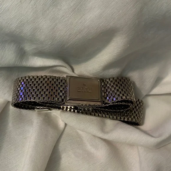 Gucci | Accessories | Vintage Gucci Silver Mesh Chainmail  display picture 1